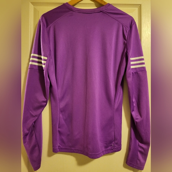 Adidas Climalite running long sleeve top Sz Large - Picture 2 of 3